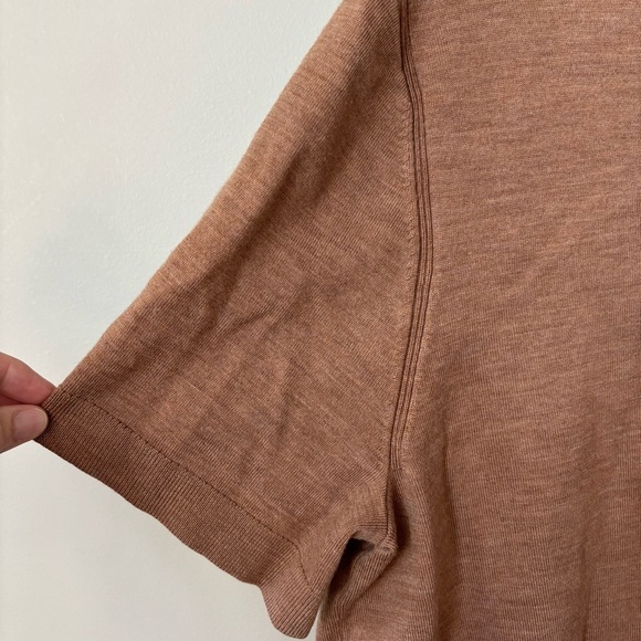 Lululemon merino wool blend short sleeve sweater polo Size XL - Picture 3 of 8